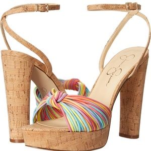JESSICA SIMPSON Immie Platform Sandal in Multi